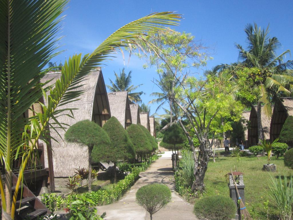 Sandy Beach Bungalows Gili Air Extérieur photo