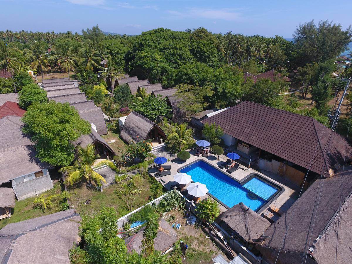 Sandy Beach Bungalows Gili Air Extérieur photo