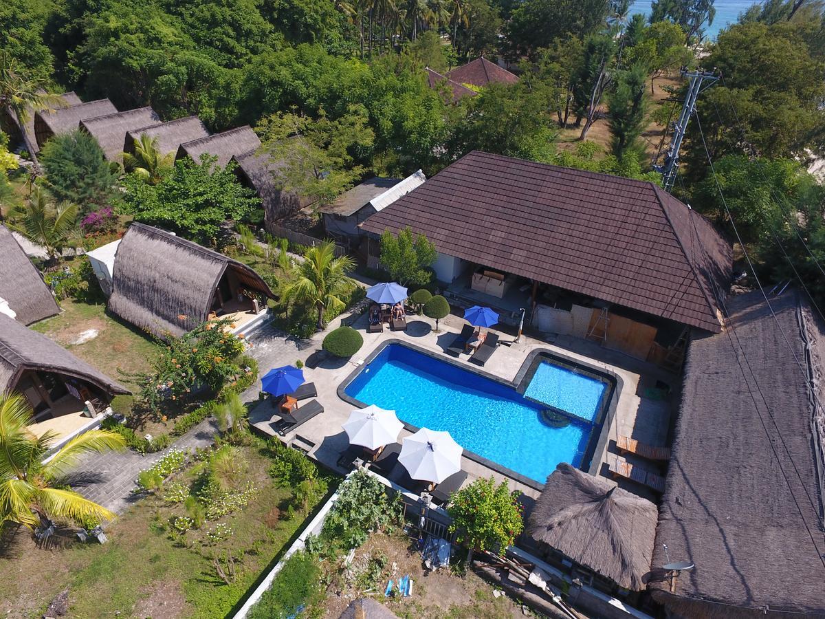Sandy Beach Bungalows Gili Air Extérieur photo