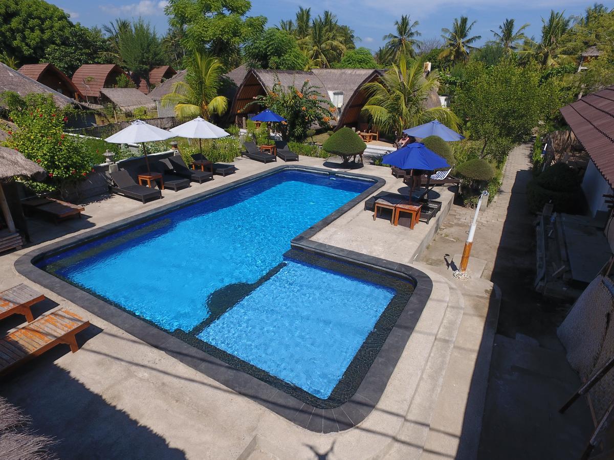 Sandy Beach Bungalows Gili Air Extérieur photo