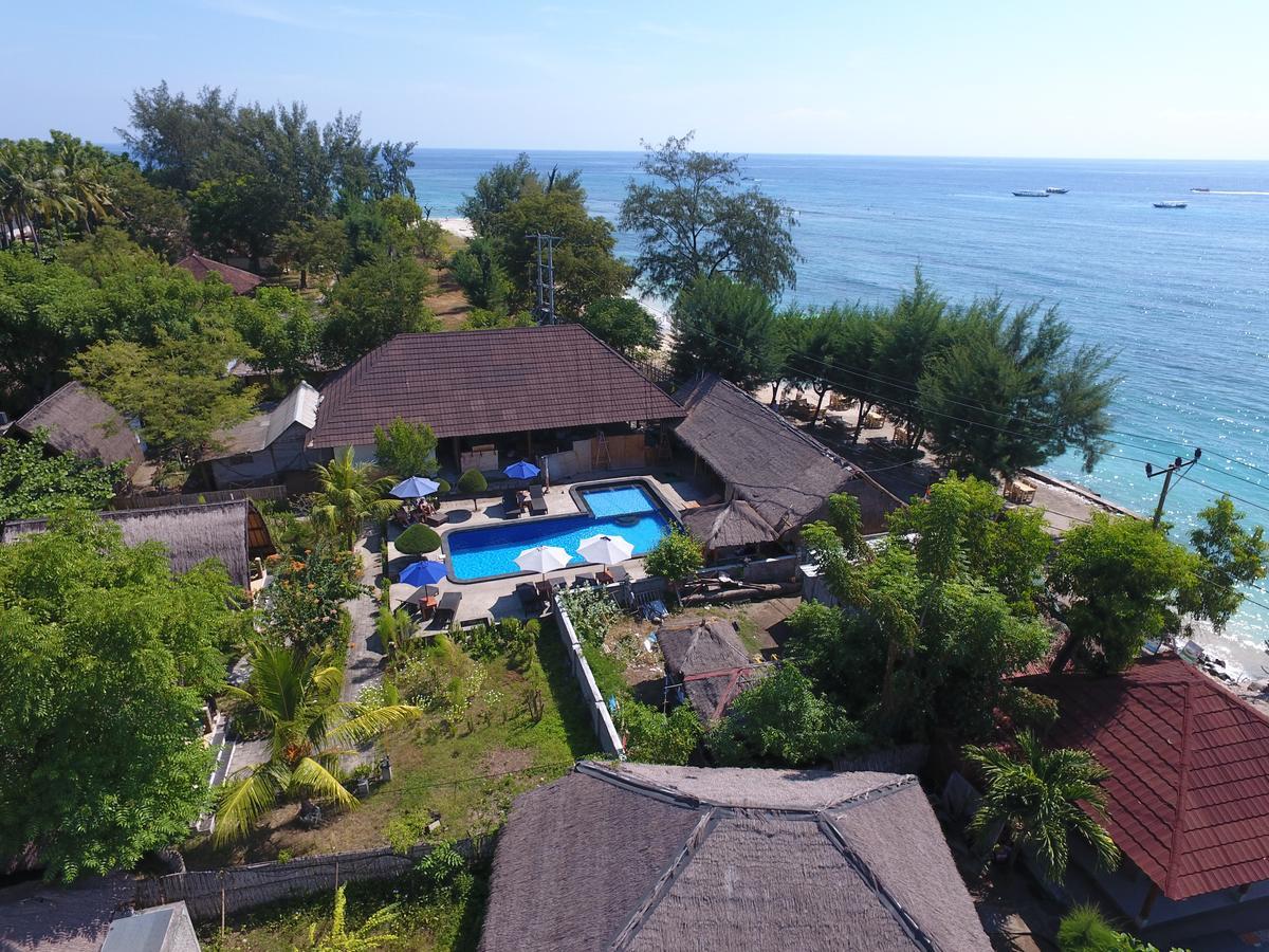 Sandy Beach Bungalows Gili Air Extérieur photo