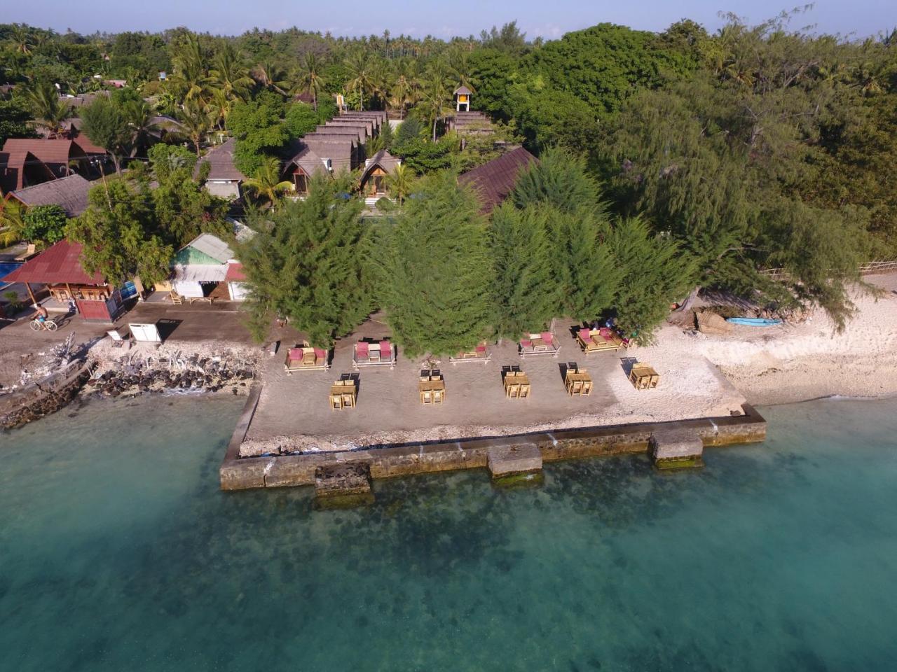 Sandy Beach Bungalows Gili Air Extérieur photo