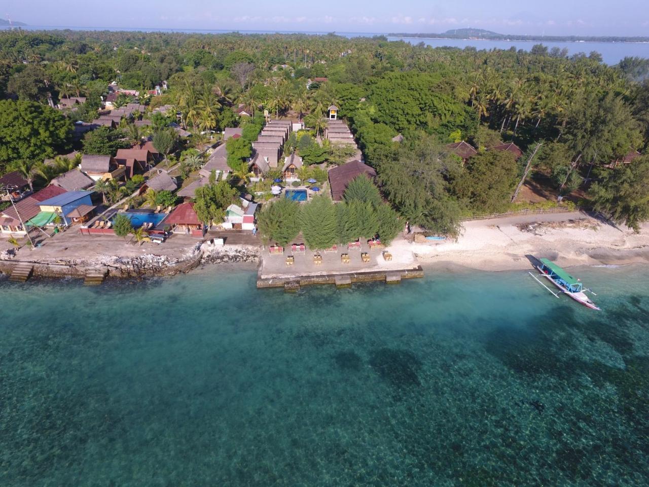 Sandy Beach Bungalows Gili Air Extérieur photo