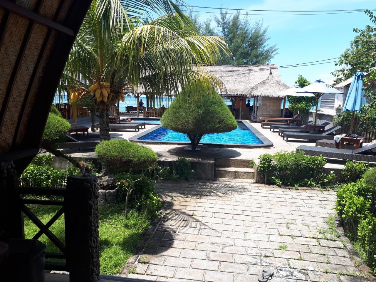 Sandy Beach Bungalows Gili Air Extérieur photo